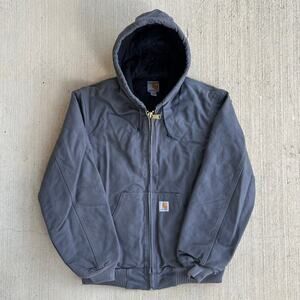 Carhartt J140 GVL gray hooded work wear jacket